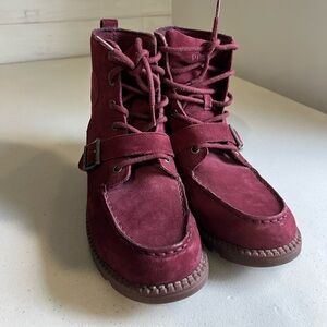 Polo Ralph Lauren Polo Ralph Lauren Radbourn
burgundy suade boots size boys 4.5